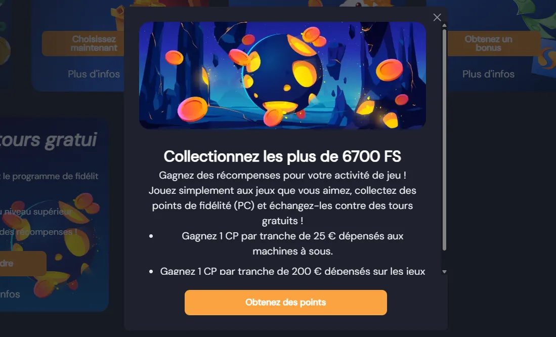 Collectionnez les bonus et promotions exclusives Slotozen Casino